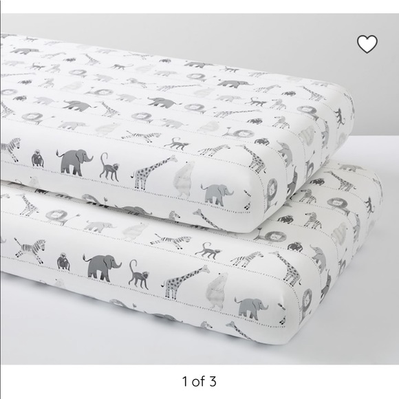 Pottery Barn Lawson Animal Crib Sheet - Picture 1 of 2
